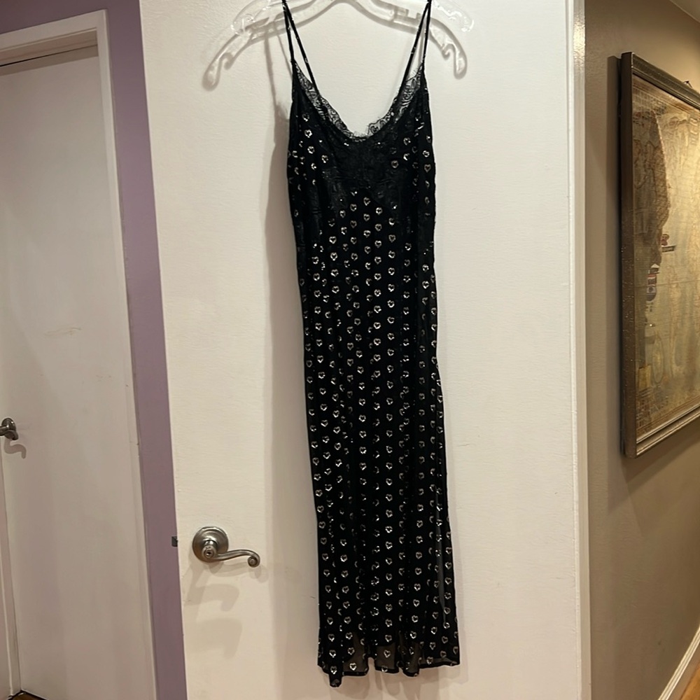 Chiffon see through dress